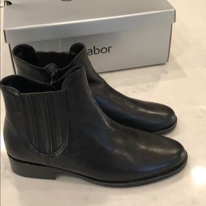 Gabor Managua Bootie in Black Leather-BRAND NEW!